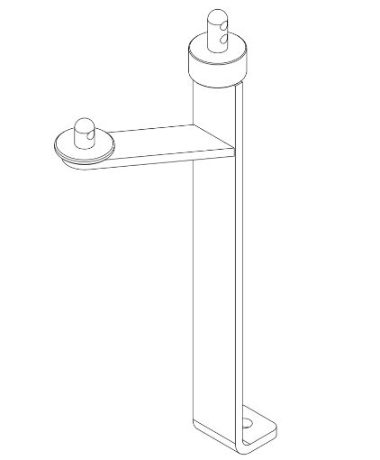 1849 NG1 Axle Cover & Belt Guard Support