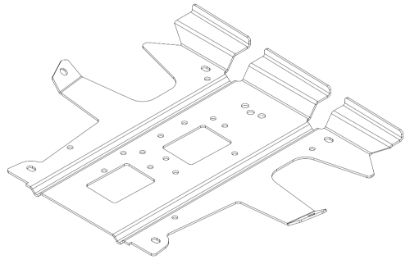 1610-1 NG1 Steering & Pedal Plate (MK1-2)