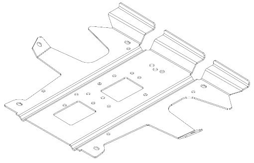 1610-1 NG1 Steering & Pedal Plate (MK1-2)