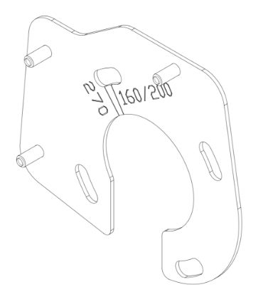 1749 NG Belt Guard Mount Plate