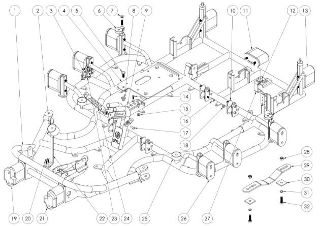 Junior Chassis & Bracketry