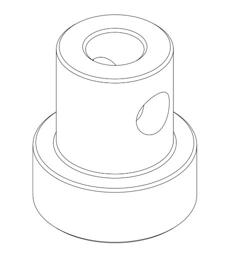 1782 Swivel Throttle Cable Piece (MK3-4)