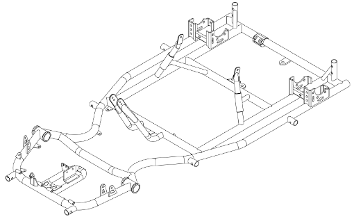 033-0003 Replacement chassis race twin JK1R