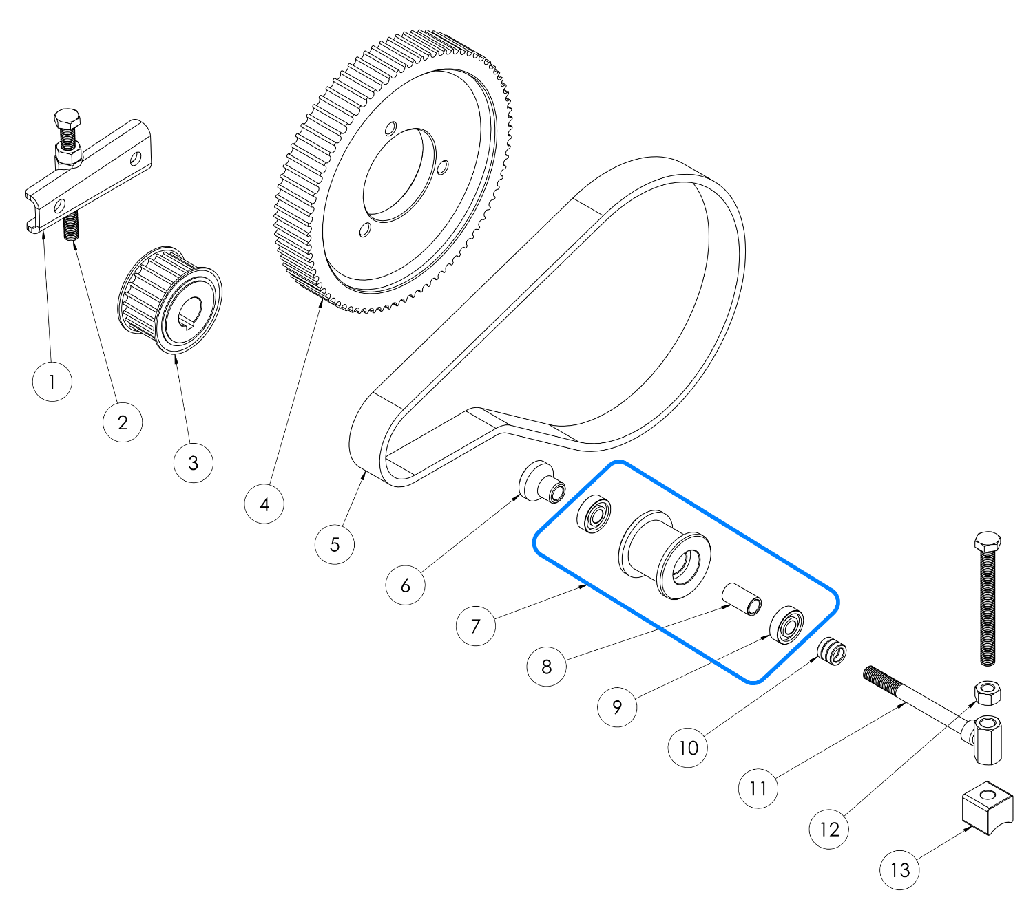 Evo3 Cadet Drive Tensioner