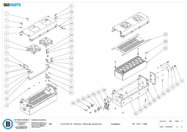 GT Battery Assembly