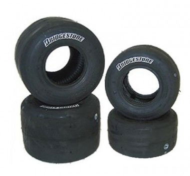 Bridgestone YDS slick go kart tyre set