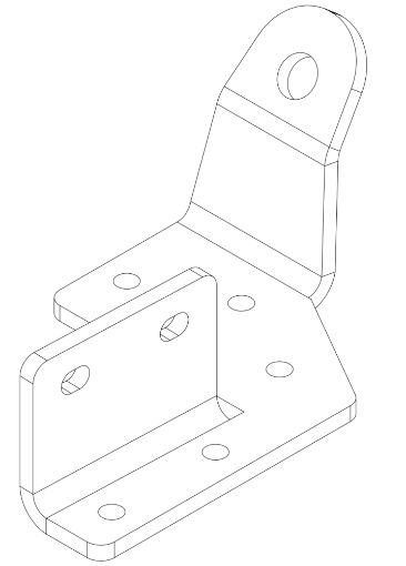 1807-2 NG1 Column & Master Cylinder Mount (MK3)