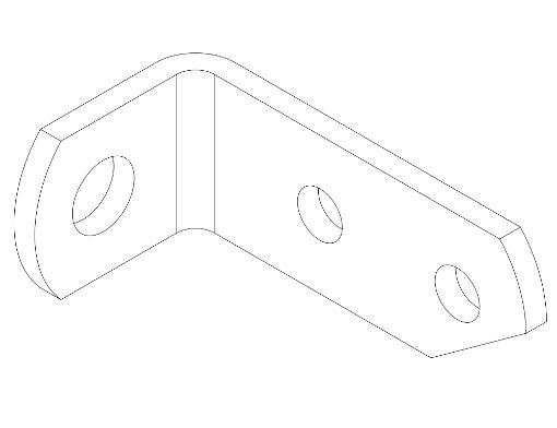 1261 Short Chain Guard Bracket