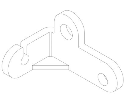 1645 NG1 Throttle Pedal Fixing Point