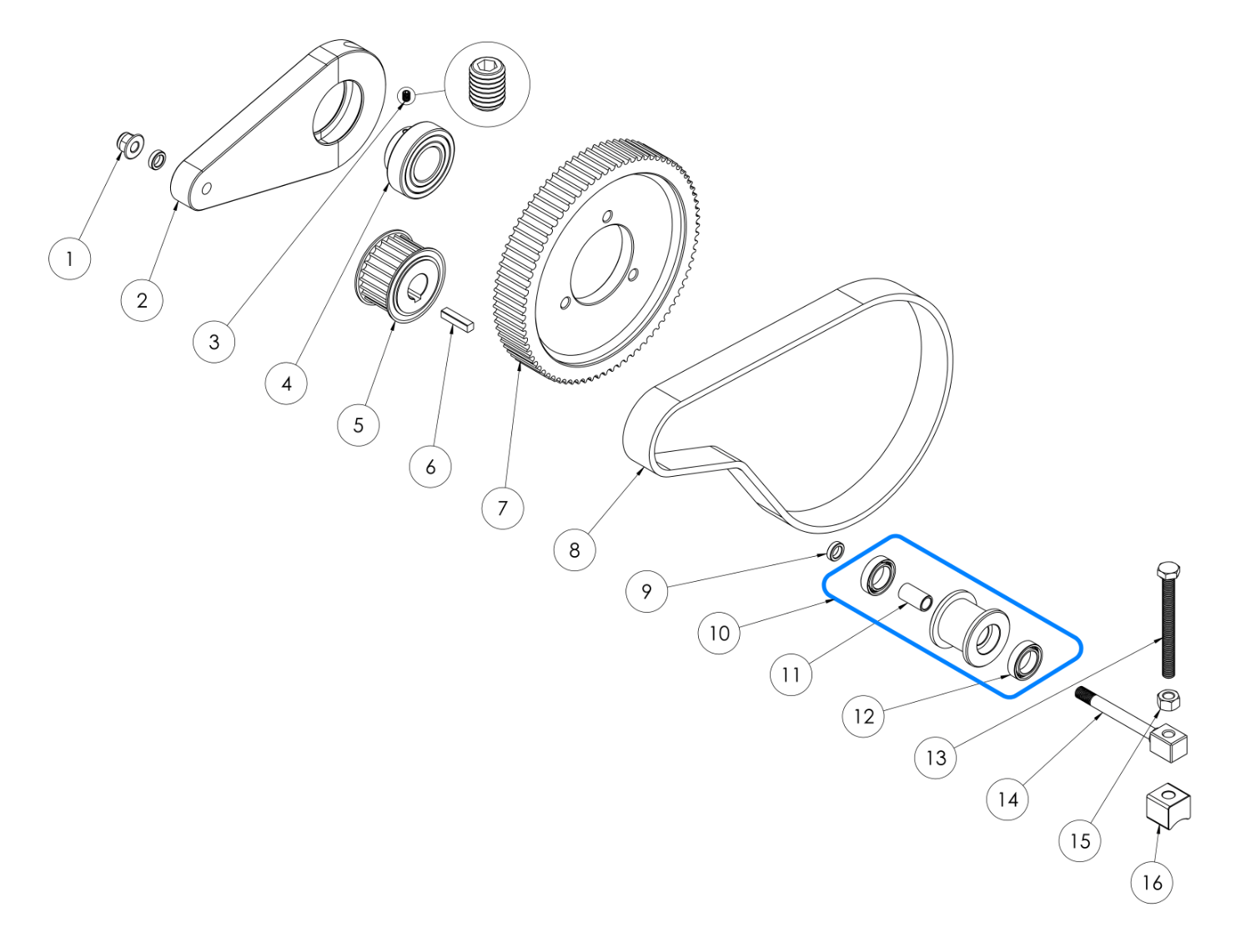 Evo3 Drive Tensioner