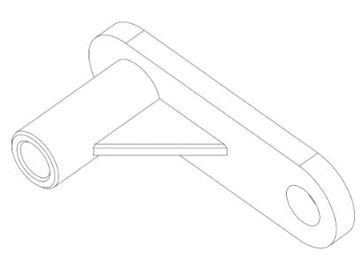 1777-T EcoVolt Throttle Pedal Bracket