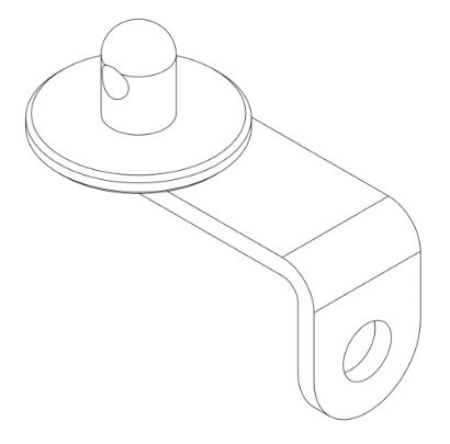 1928 Evo2 Engine Axle Cover Bracket (GX270)