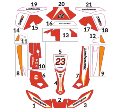 TS Evo XP 2023 Graphics Kit