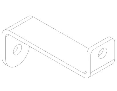 1575 GX270 Throttle Return Bracket