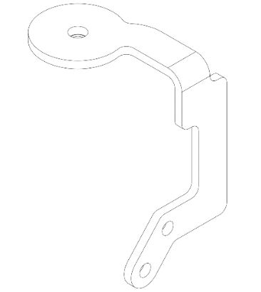 1662-1-RH EcoVolt Rear Pod Cover Mount Part 1 (RH)