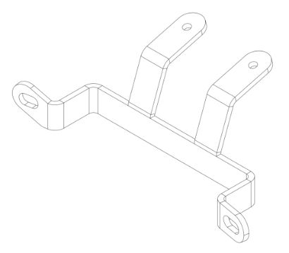 1966 EcoVolt Cadet Brake Light Mount