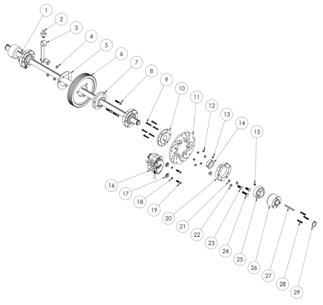 Evo3 Rear Axle