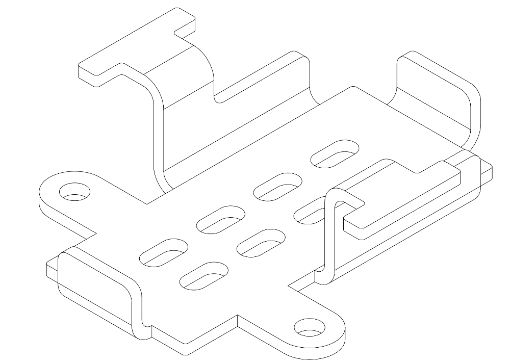 1941 GX160 Removeable Battery Holder