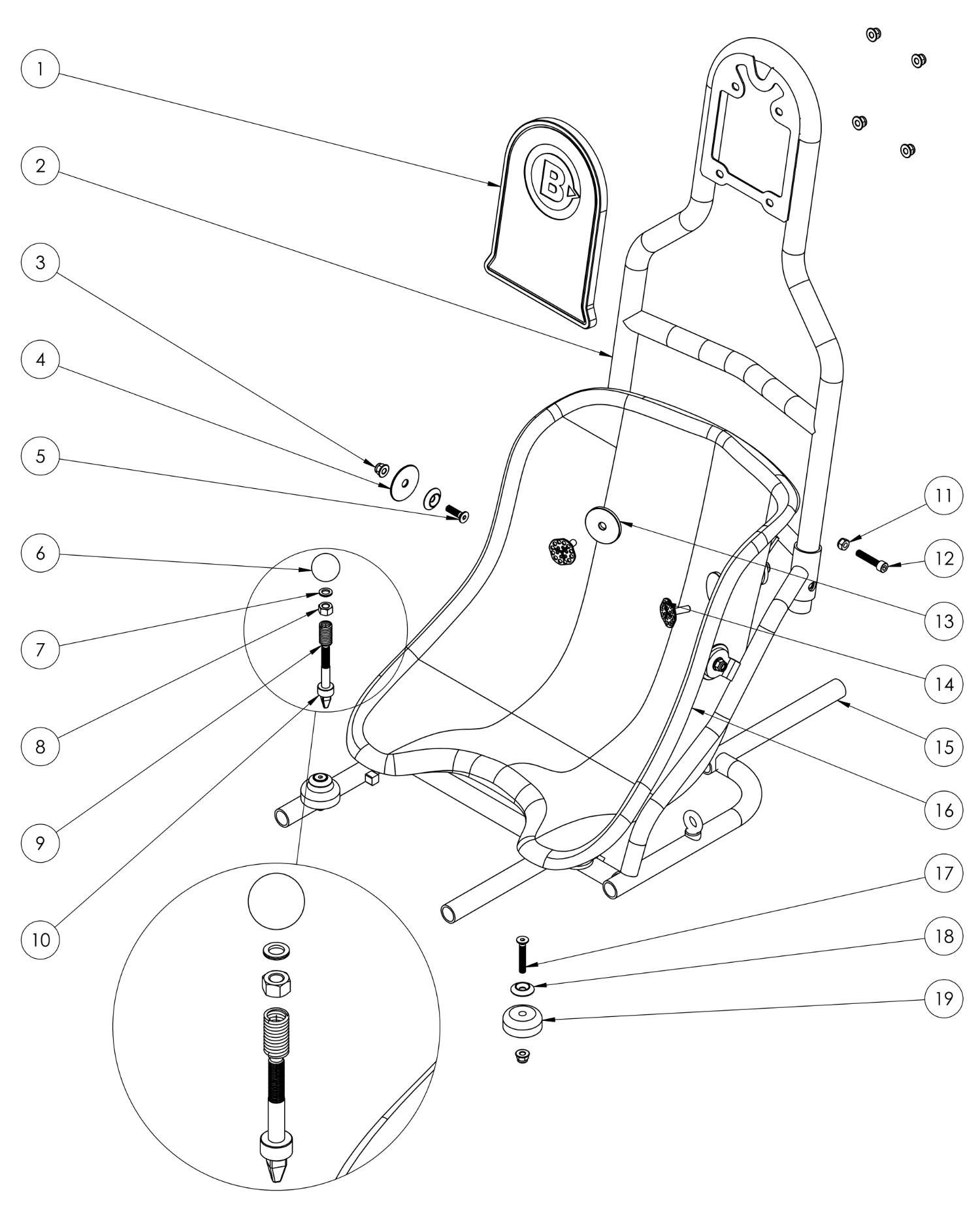 Junior Seat Cradle