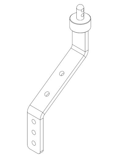 1334 Twin Rear Axle Post