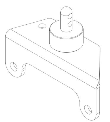 1213 Evo2 GX160-200 Crankcase Bracket