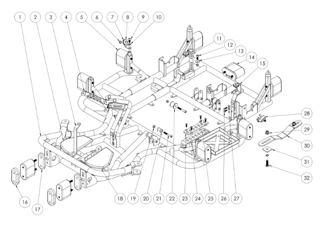 Evo3 Cadet Exploded View Diagrams