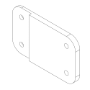 124-0022 Evo3 Inside Wrap Plastic Strenghtening Plate RH 494 500x500