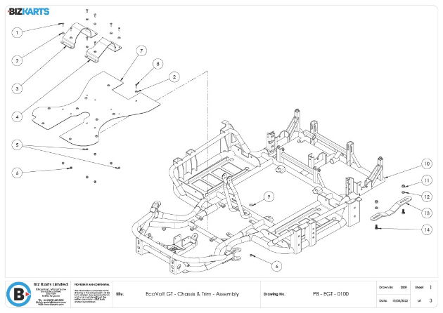 EcoVolt GT Exploded View Diagram