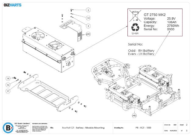 GT Battery Mounting