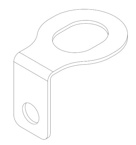 1781 Steering Column Retainer Bracket