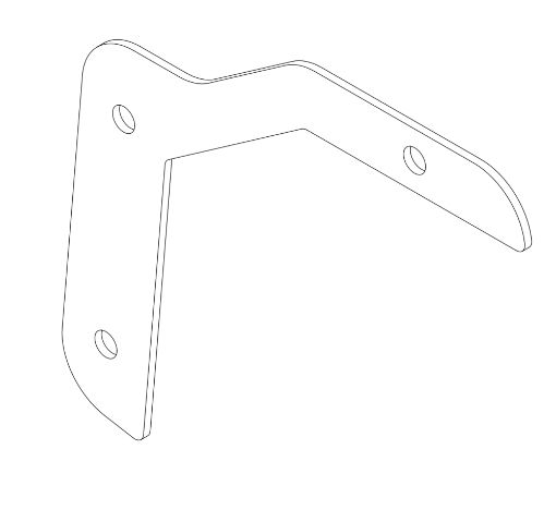 1949 NG1-Evo3-Evo3 Junior Belt Guard Gearbox Spacer