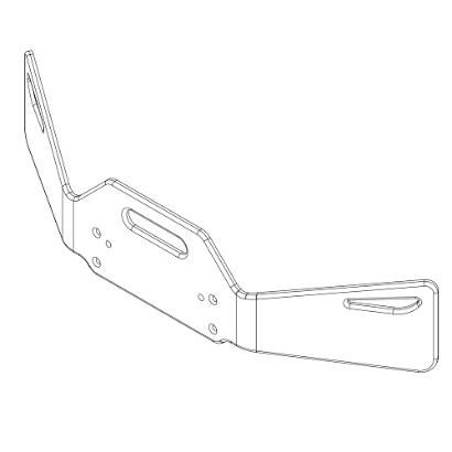 124-0015 Evo3 Light Angled Front Bumper 482 500x500