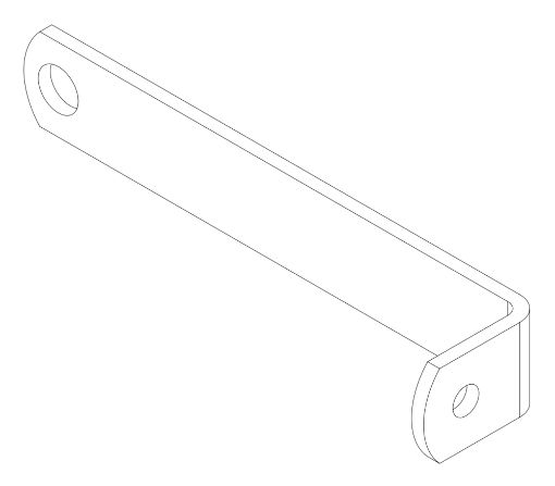 1270 Long Chain Guard Bracket