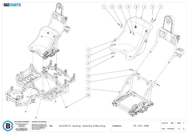 GT Seating Assembly & Mounting