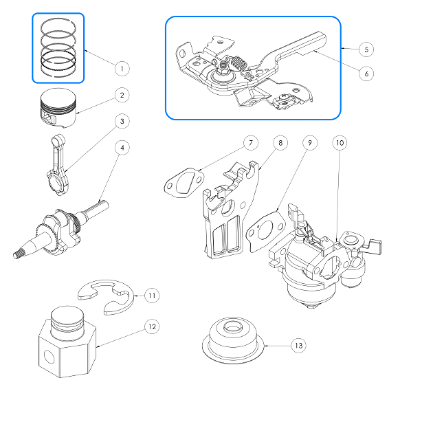 GX200 Engine Parts