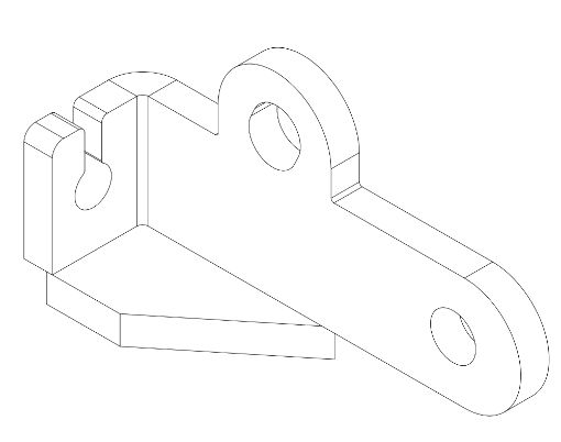 1673 EcoVolt Throttle Cable Fixing Bracket