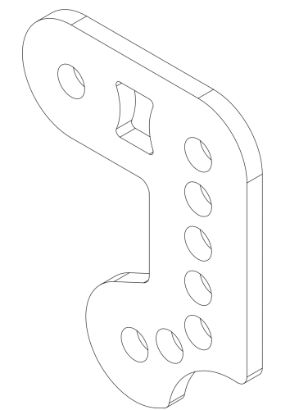 1994 Evo3 Throttle Cable Guide Adapter