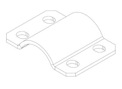 1337 Charger Saddle Bracket