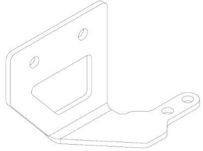 1872 MK2 ADP Throttle Spring Bracket