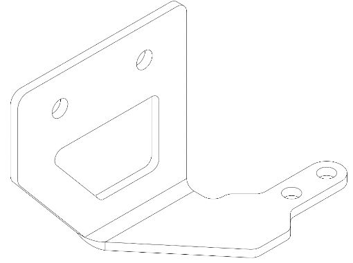 1872 MK2 ADP Throttle Spring Bracket