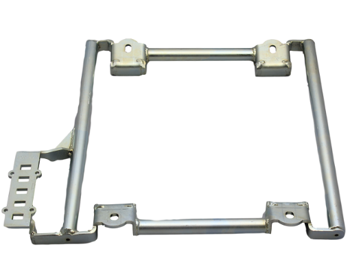 123-0002 Sliding seat support frame evo evo2 evo cadet chrome 500x500